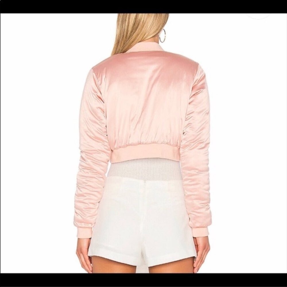 Lovers and Friends Cropped Bomber Jacket NWT - Picture 4 of 15